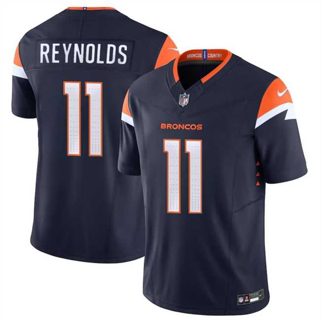 Men & Women & Youth Denver Broncos #11 Josh Reynolds Navy 2024 F.U.S.E. Alternate Vapor Limited Stitched Jersey->denver broncos->NFL Jersey